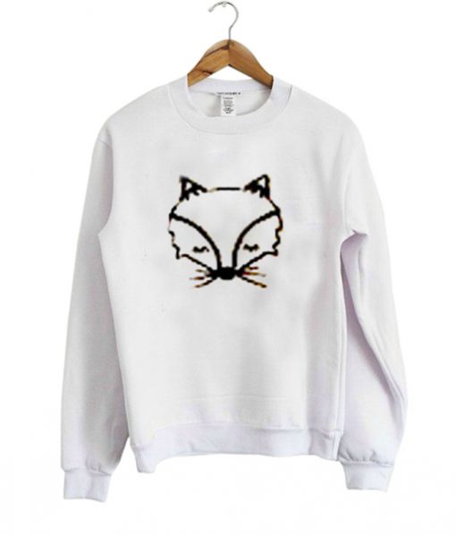 racoon face sweatshirt