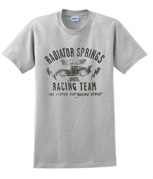 radiator springs racing team t-shirt