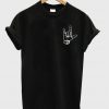 rock hand t-shirt