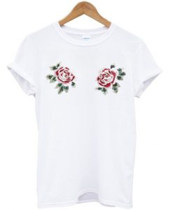 roses boobs t shirt