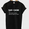 sarcasm definition t-shirt