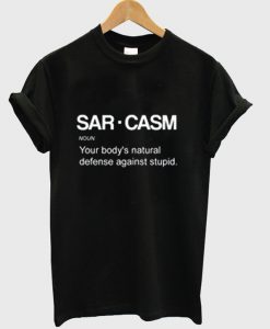 sarcasm definition t-shirt