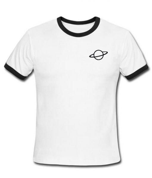 saturn ringer t shirt