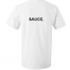 sauce back t-shirt