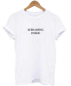 screaming inside t-shirt