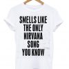 smell like the only nirvana song you know tshirt