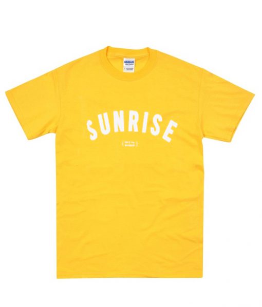 sunrise t shirt