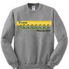 team shhh silent the critics sweatshirt