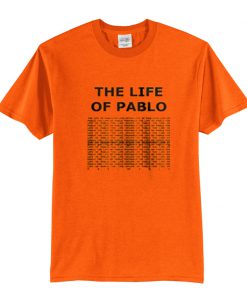 the life of pablo t-shirt