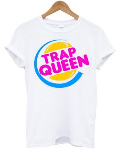 trap queen king burger t shirt