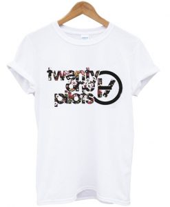 twenty one pilots floral t-shirt