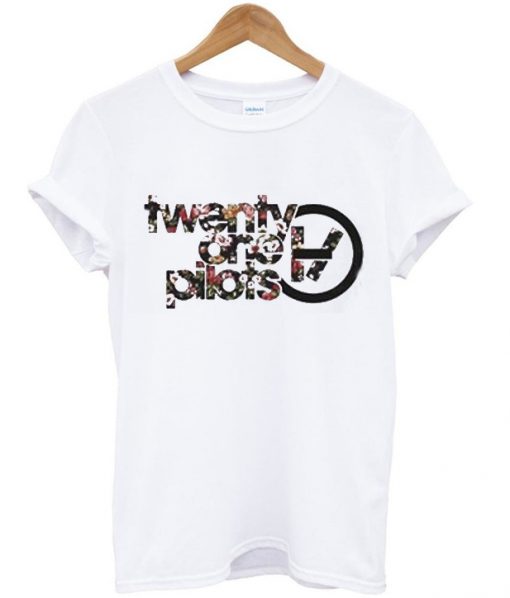 twenty one pilots floral t-shirt