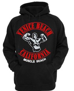 venice beach california muscle beach hoodie