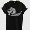 wave black T-shirt