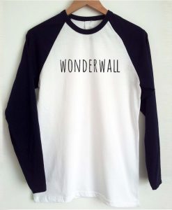 wonderwall baseball raglan t-shirt