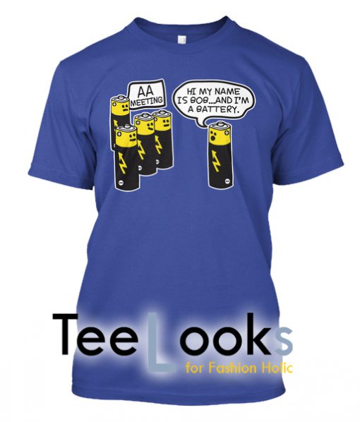 AA BATTERY FUNNY T-SHIRT