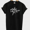 Alpha omicron pi t-shirt