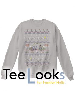 Camping Bliss Ugly Christmas Sweatshirt