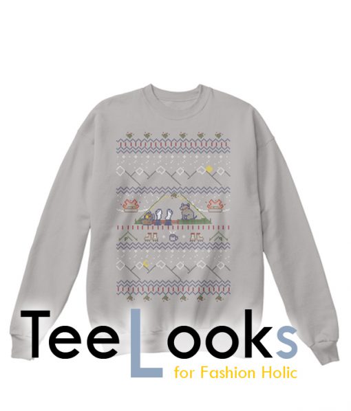 Camping Bliss Ugly Christmas Sweatshirt