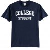 College student t-shirt