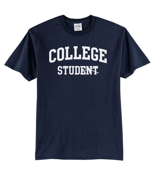 College student t-shirt