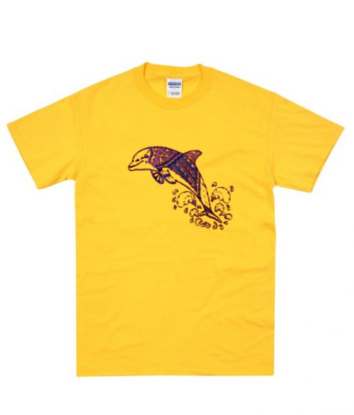 Coral pink dolphin t-shirt