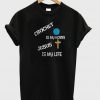 Crochet Yarn Bible Scriptures Verses Jesus Is My Life  t-shirt