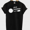 Just married t-shirt