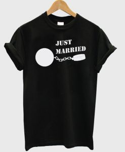 Just married t-shirt