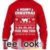 Meowy Ugly Christmas Sweatshirt