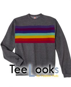 Rainbow Strips Sweatshirt