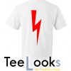Red Lighting Bolt Back T-shirt