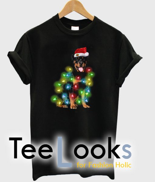 Rottweiler Merry Christmas T-shirt