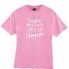 Save water drink champagne t-shirt