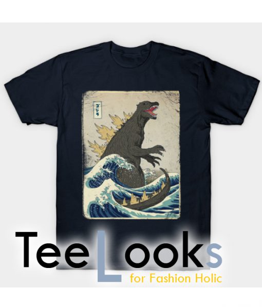 The Great Godzilla off Kanagawa T-Shirt