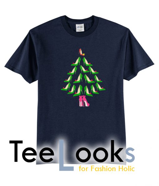 high heel christmas Tree T-shirt