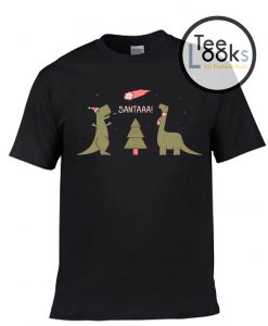 Dino Meteor Christmas T-shirt