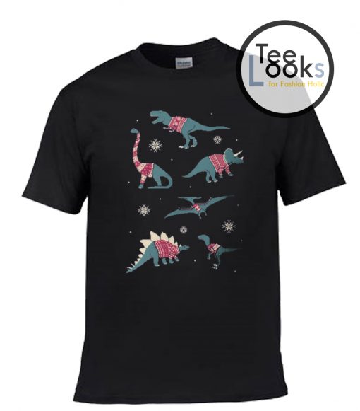 Dinos Christmas T-shirt