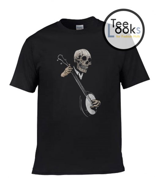 Skull Banjo Blues T-shirt