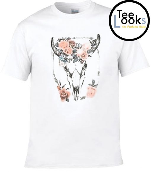 Skull Floral T-shirt