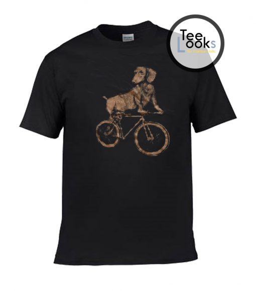 Dachshund on a Bike T-shirt