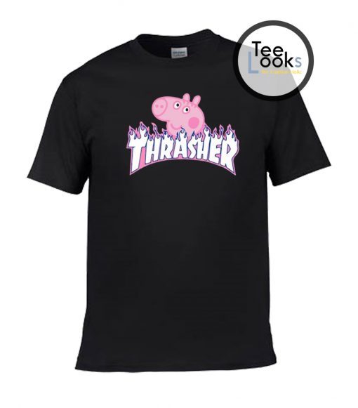 Thrasher Pepe Pig T-shirt