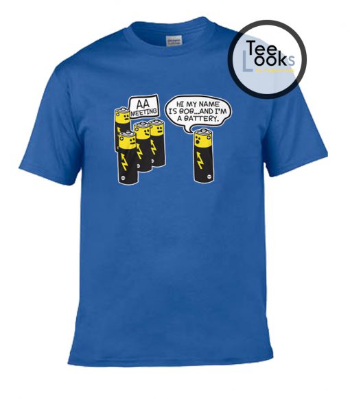 A Funny Battery T-shirt