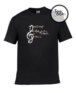 Birds and music T-shirt