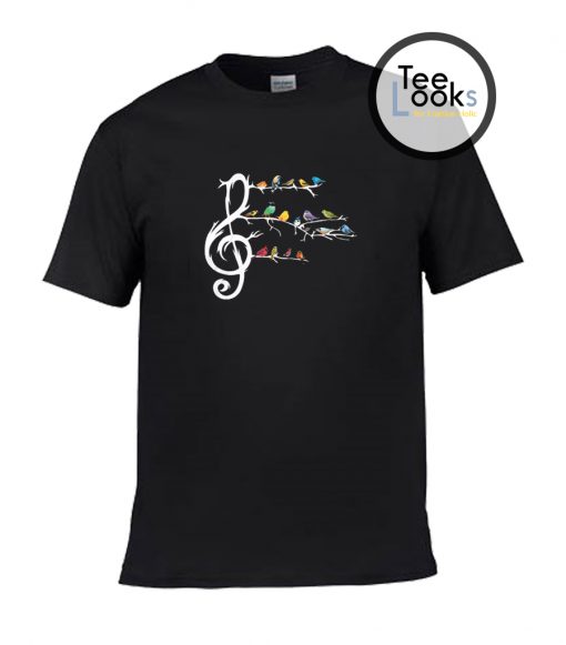 Birds and music T-shirt