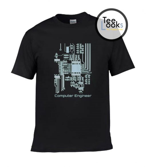 Computer microchip Engineer T-shirt