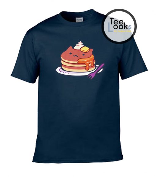 Funny Cat Pancake T-shirt