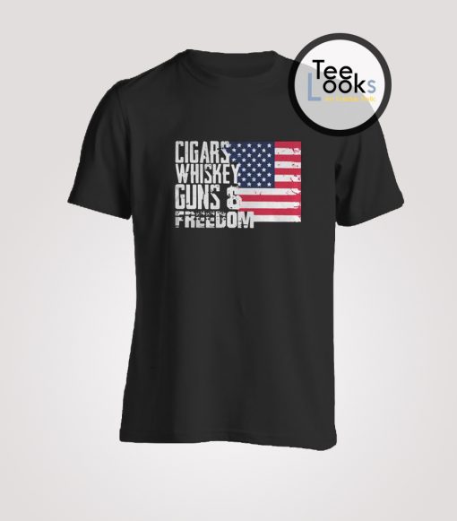 Cigars Whiskey T-shirt