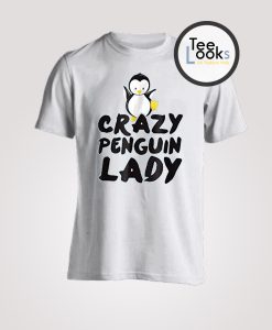Crazy Penguin Lady T-shirt