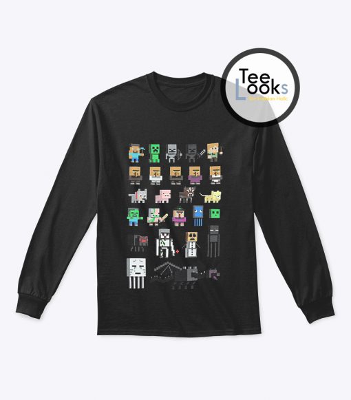 Minecraft Char Sweatshirt